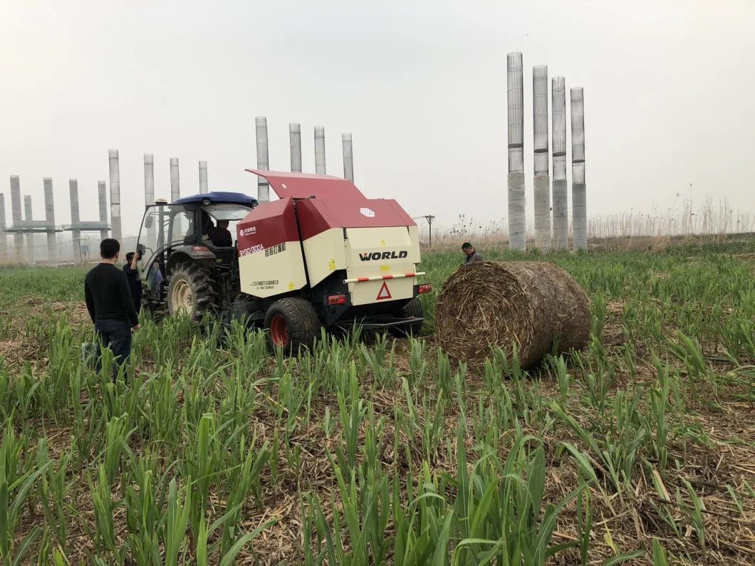 Fmworld Round Baler 9ygq-1000A, Pickup with 2.1m, Equipped with Double Guide Tyres