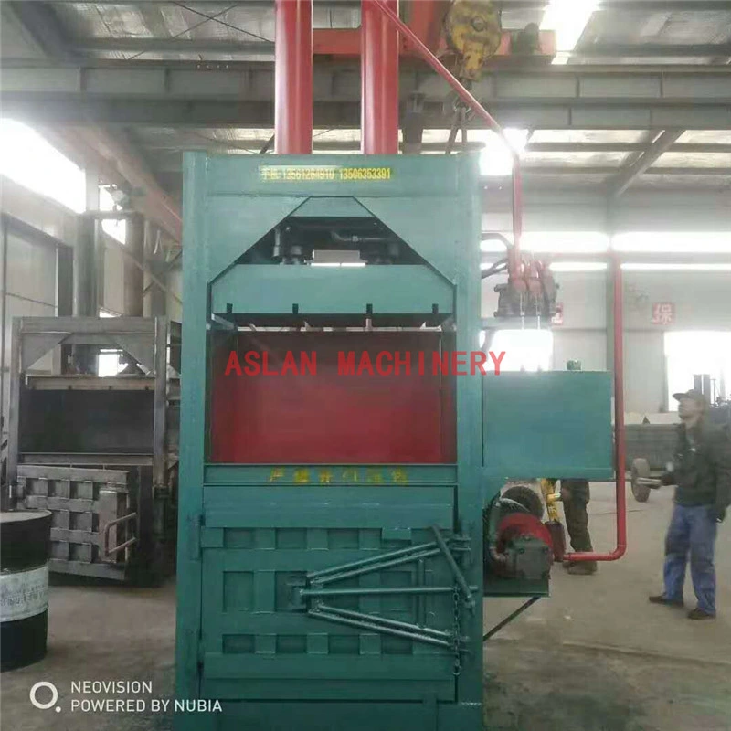 Automatic Hydraulic Baler Machine/ Hydraulic China Tyre Scrap Tire Baling Machine