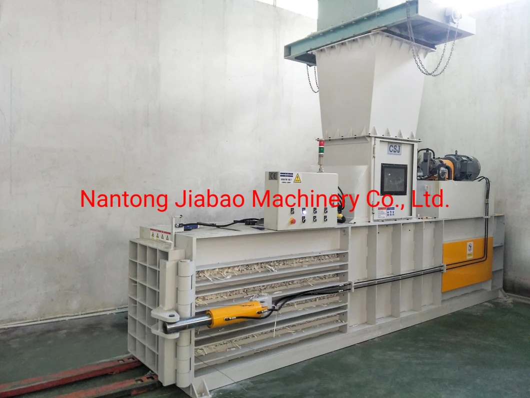 Jewel Brand Factory Supply Semi Automatic Horizontal Hydraulic Baler for Waste Paper/Paper Fiber/Cardboard