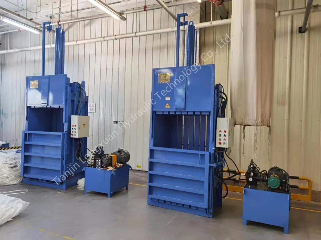 Hot Sale Small Vertical Baler for Waste Paper, Carton, Film, Outer Packaging Material