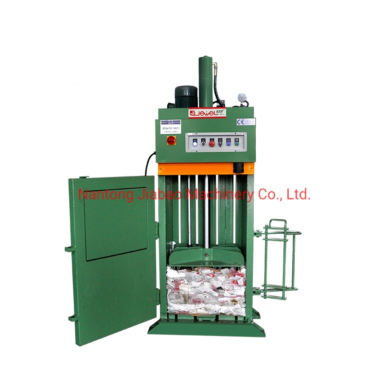 Small Vertical 2.2kw Baler for Solid Waste