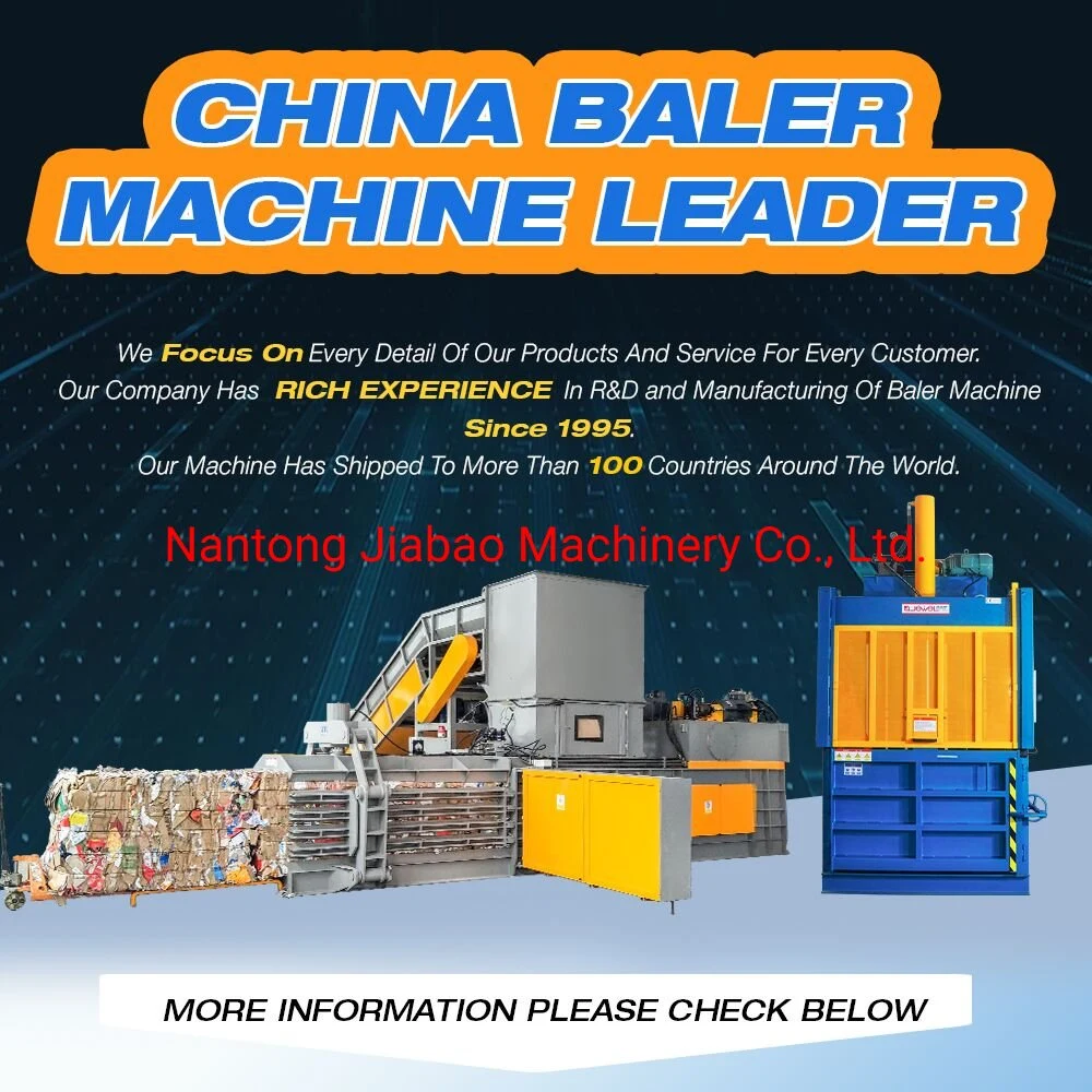 Vertical Hydraulic Marine Waste Baler with CE Certificate